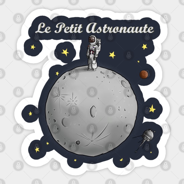 Le Petit Astronaute Sticker by MarianoSan